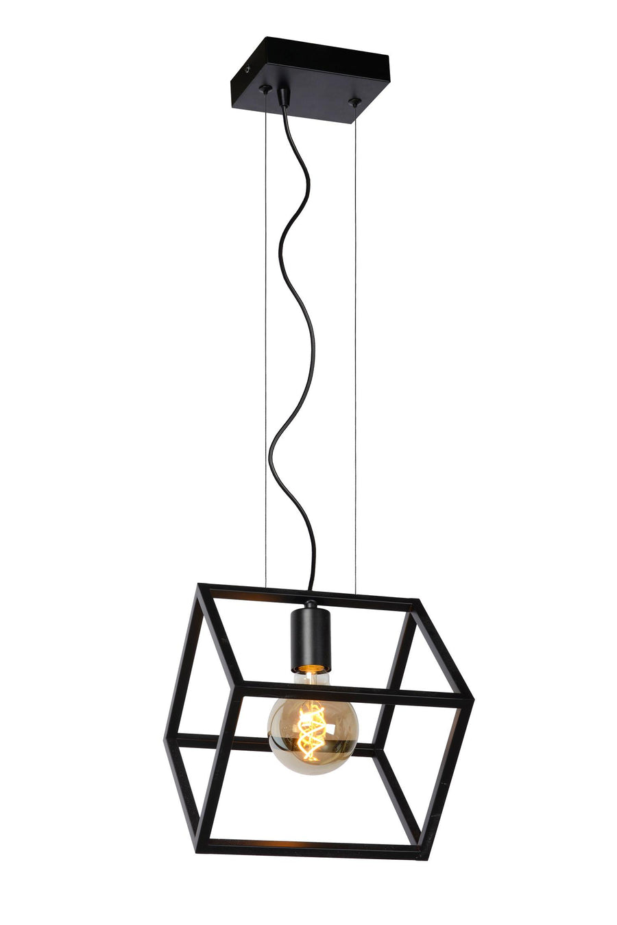 Lucide FABIAN hanglamp E27, zwart