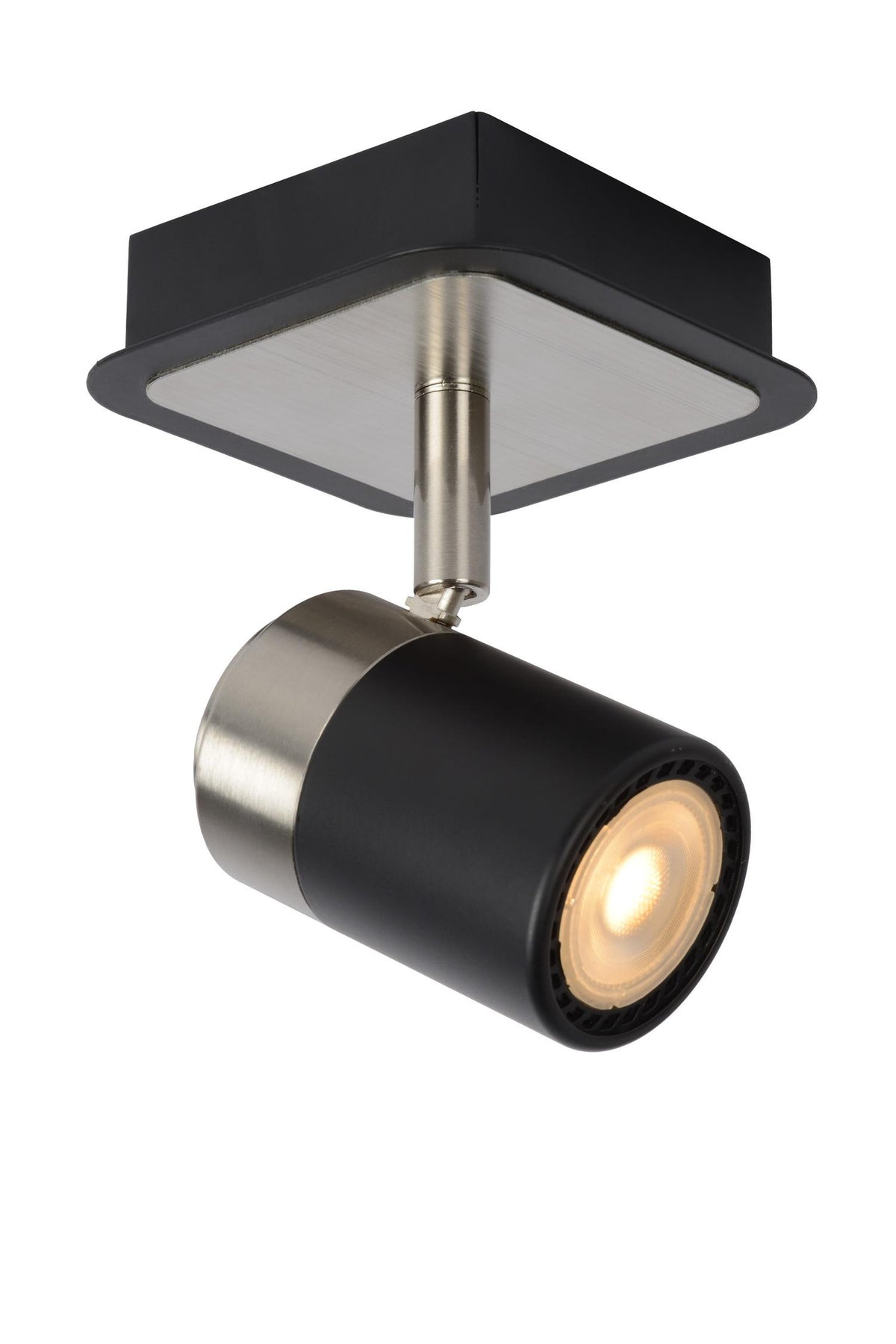 Lucide LENNERT dimbare LED-plafondspot GU10, 5 W, zwart