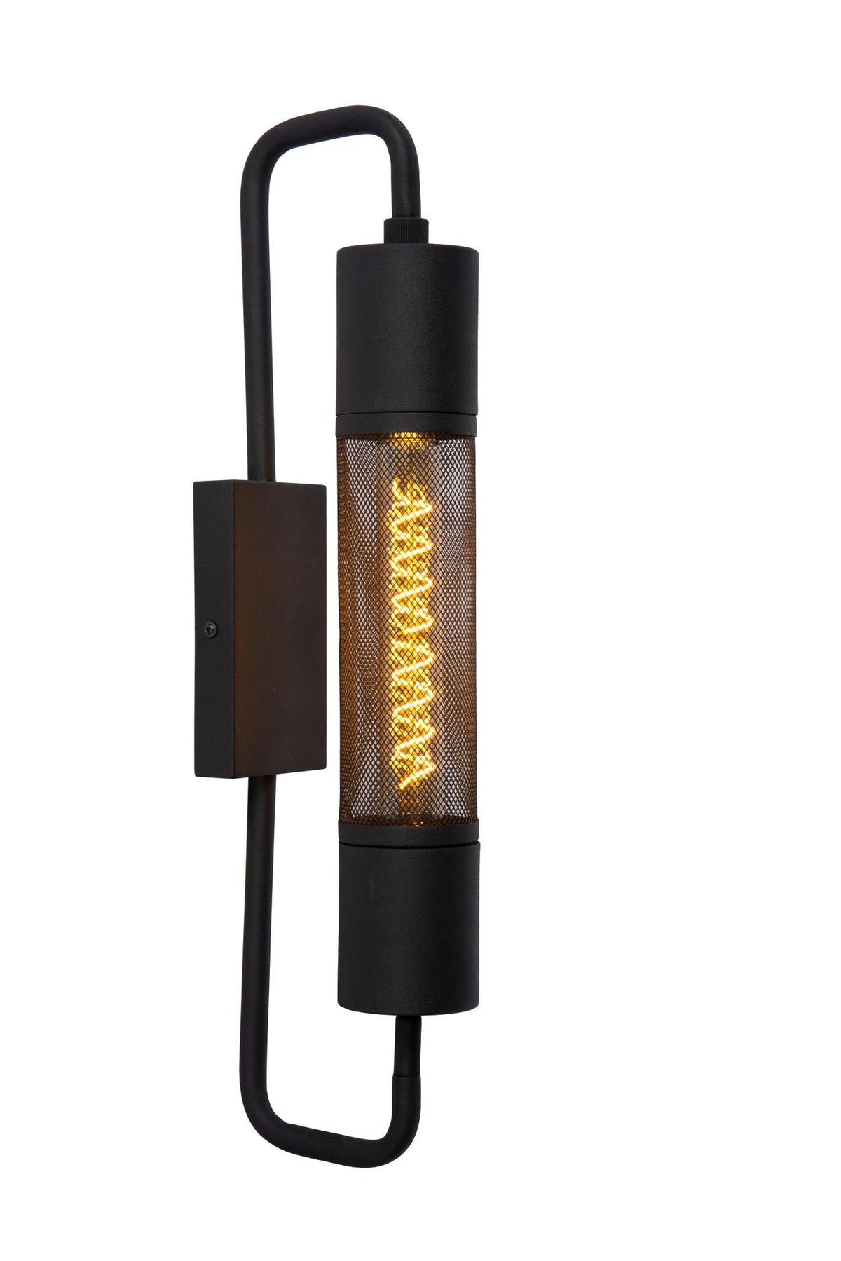 Lucide CALIXT wandlamp E27, zwart