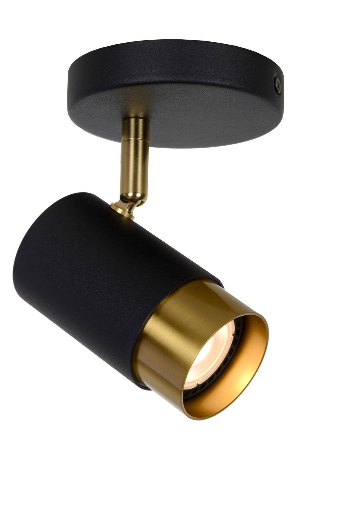 Lucide FLORIS plafondspot Ø 10 cm, GU10, zwart