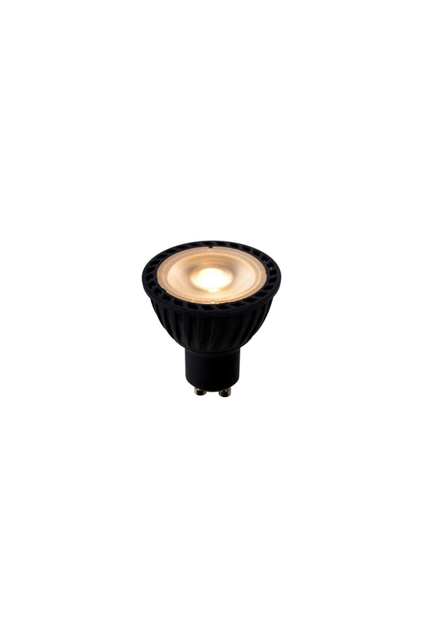 Lucide MR16 dimbare LED-lamp GU10 Ø 5 cm, 5 W, 2200–2700 K, zwart