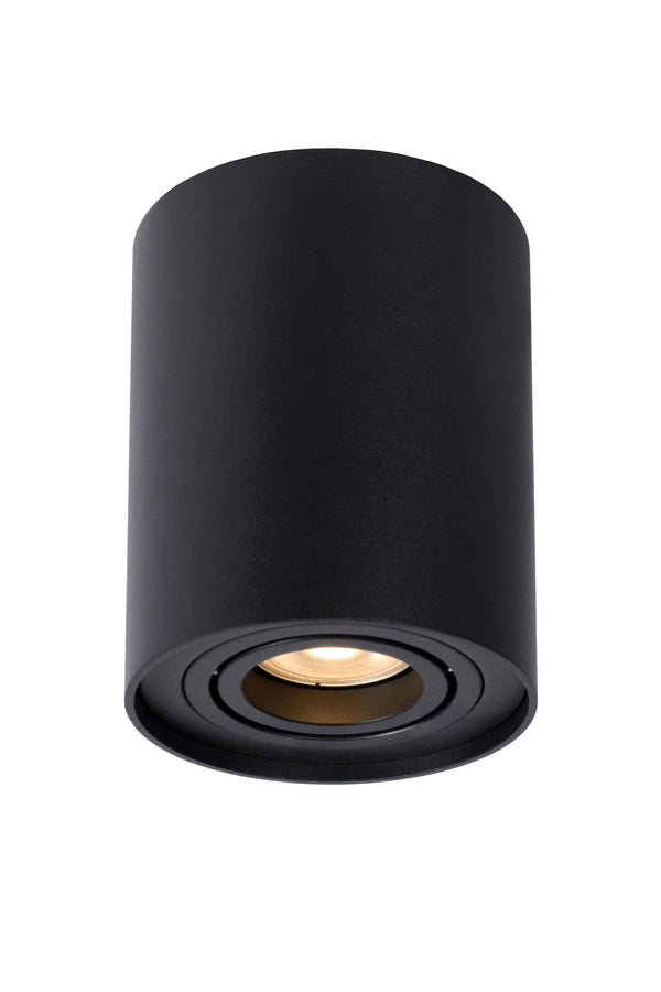 Lucide TUBE plafondspot Ø 9,6 cm, GU10, zwart