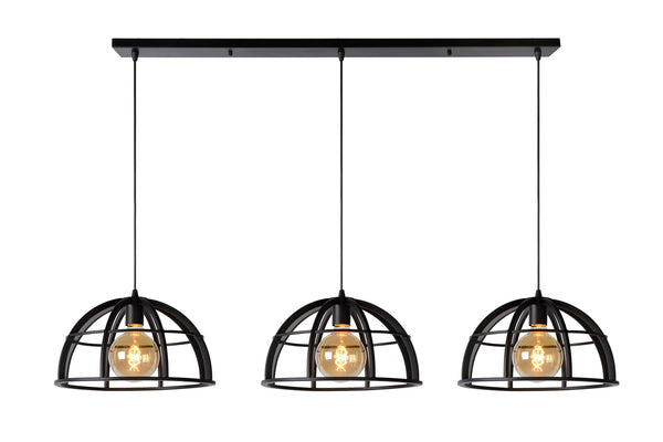 Lucide DIKRA hanglamp Ø 40 cm, 3 × E27, zwart