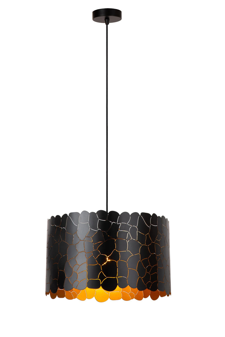 Lucide ALMELO hanglamp Ø 40 cm, E27, zwart