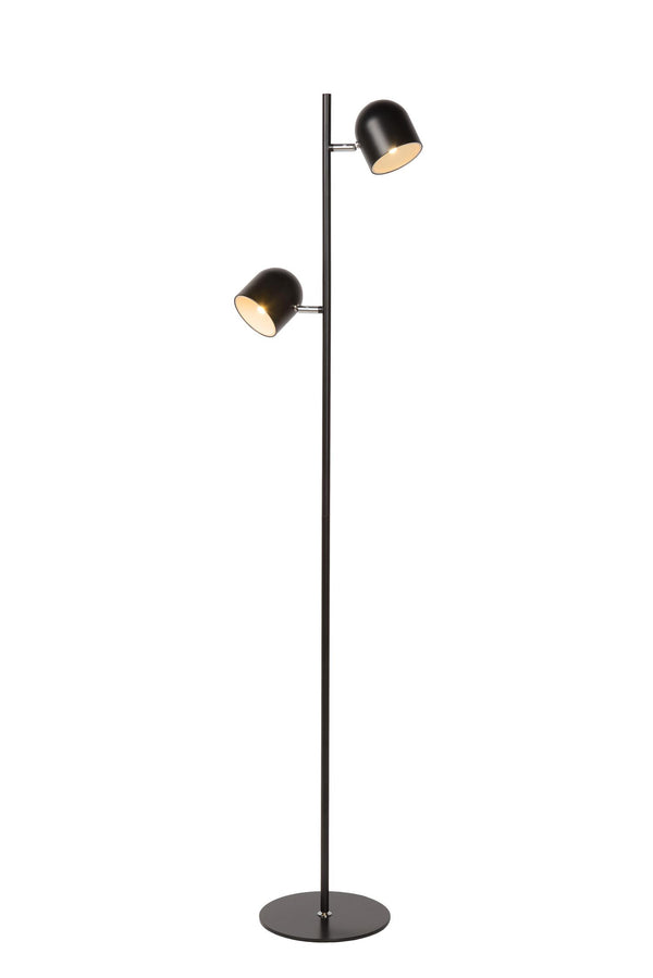 Lucide SKANSKA dimbare LED-vloerlamp met 3 dimstanden 2 × 5 W, zwart