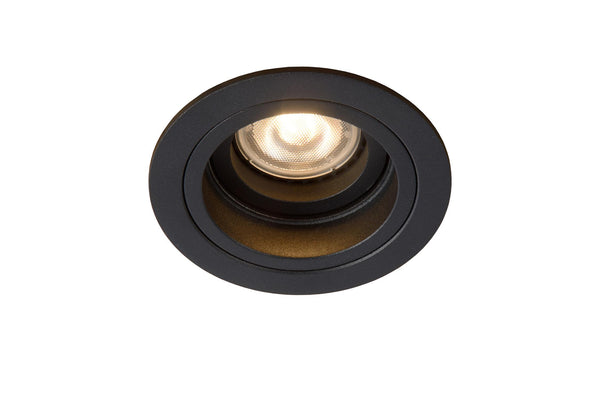 Lucide EMBED inbouwspot Ø 9,1 cm, GU10, zwart