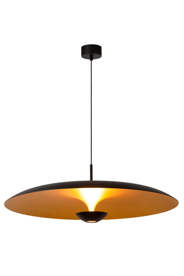Lucide KENNETH dimbare LED-hanglamp Ø 80 cm, 22 W, zwart
