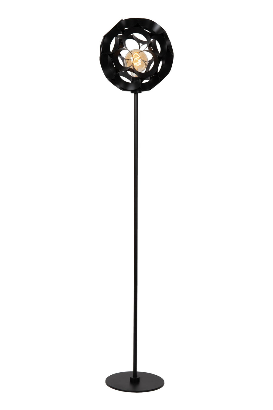 Lucide HANNELORE vloerlamp Ø 30 cm, E27, zwart
