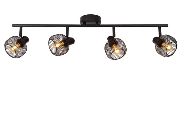 Lucide MAREN plafondspot 4 × E14, zwart