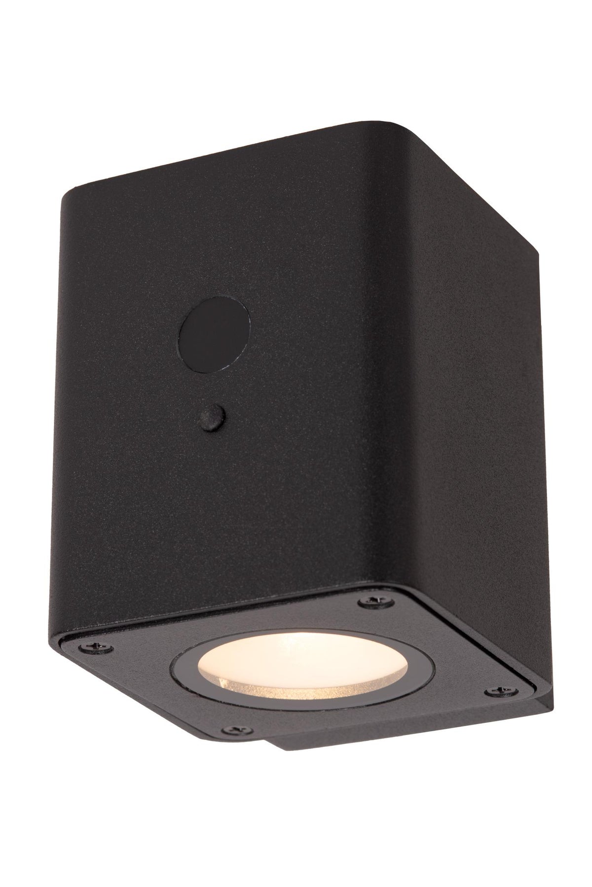 Lucide RAMIN dimbare LED-wandlamp voor binnen en buiten met bewegings- en dag-nachtsensor 1 W, IP54, zwart