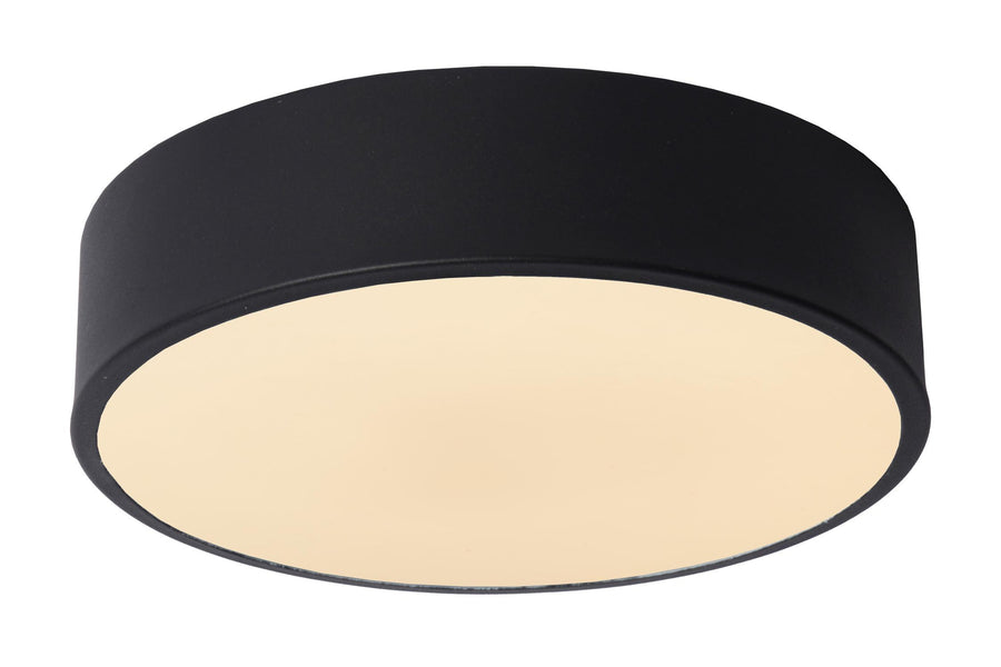 Lucide UNAR plafondlamp Ø 20 cm, zwart