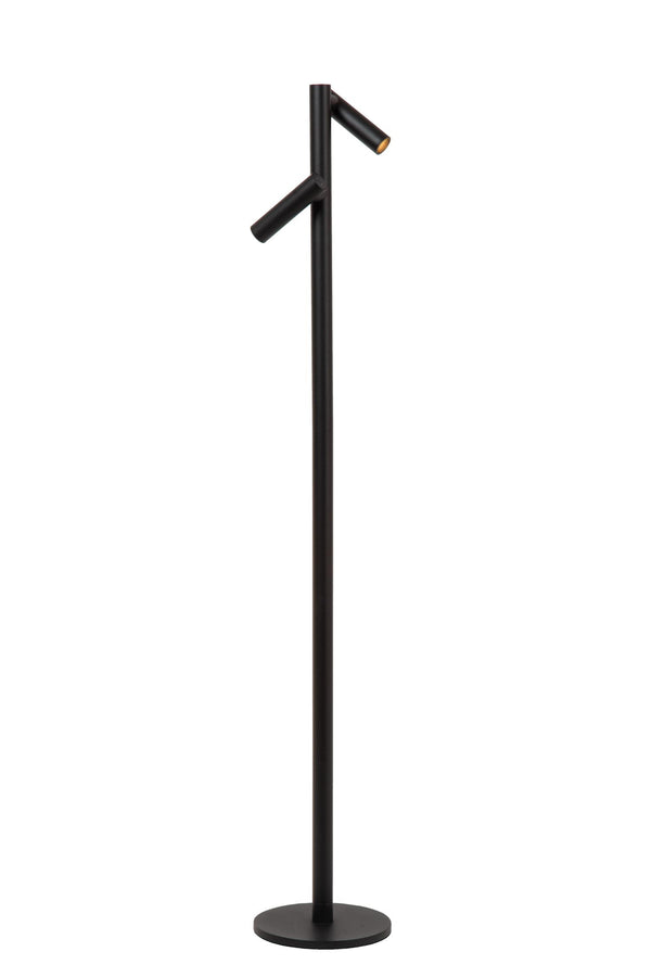 Lucide ANTRIM oplaadbare LED-leesvloerlamp voor binnen en buiten met dimfunctie 2 × 2,2 W, IP54, zwart