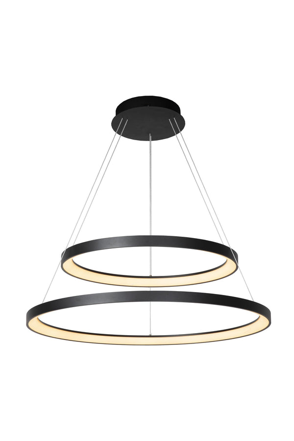 Lucide VIDAL dimbare LED-hanglamp Ø 78 cm, 92 W, zwart