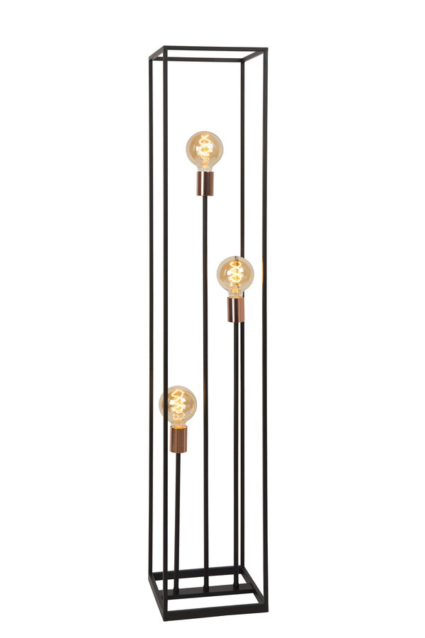 Lucide ARTHUR vloerlamp 3 × E27, zwart