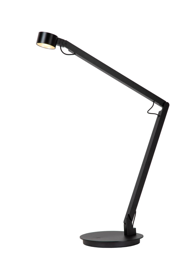 Lucide OGDEN dimbare LED-bureaulamp met 3 dimstanden, 7 W, zwart
