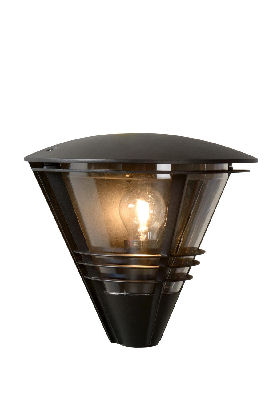 Lucide LIVIA wandlamp voor binnen en buiten E27, IP44, zwart