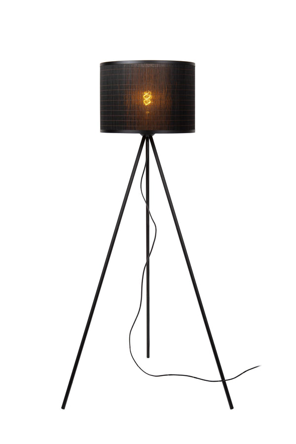 Lucide TAGALOG vloerlamp Ø 55 cm, E27, zwart
