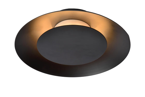 Lucide FOSKAL LED-plafondlamp Ø 21,5 cm, 6 W, zwart