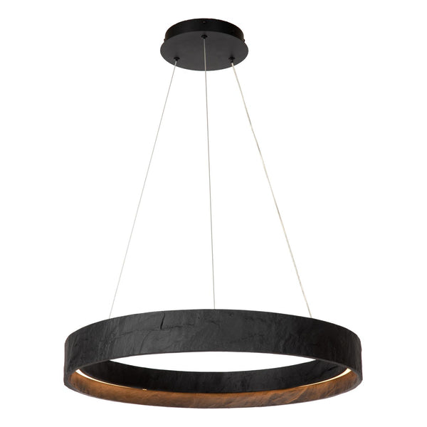 Lucide ADELANTE dimbare LED-hanglamp Ø 60 cm, 36 W, 2200–3300 K, zwart