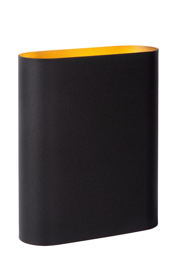 Lucide OVALIS wandlamp 2 × E14, zwart