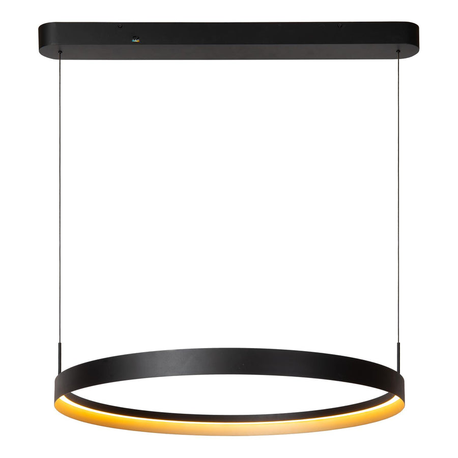 Lucide RADIANT dimbare LED-hanglamp 60 W, 2200–3000 K, zwart