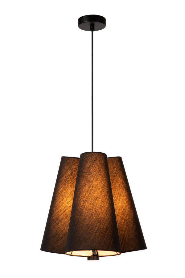 Lucide GREGORY hanglamp Ø 34,3 cm, 3 × E27, zwart