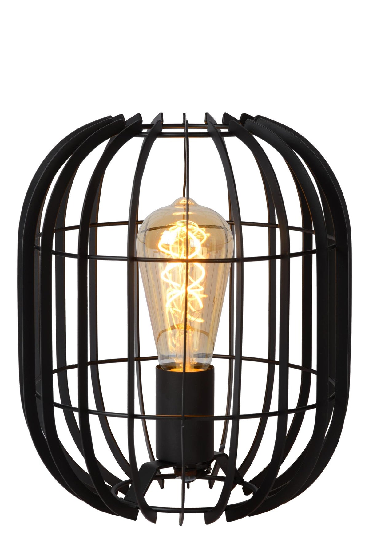 Lucide REDA tafellamp Ø 22 cm, E27, zwart