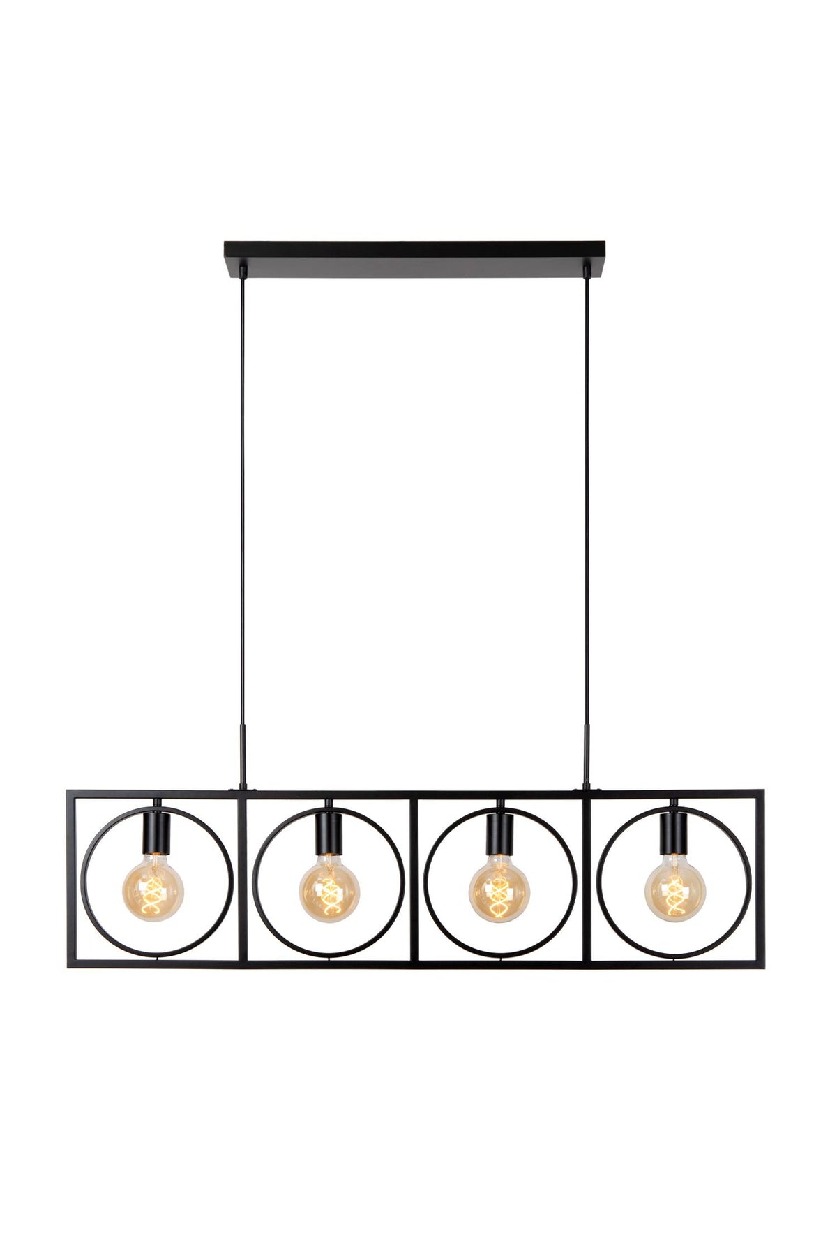 Lucide SUUS hanglamp 4 × E27, zwart
