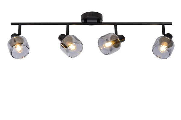 Lucide BJORN plafondspot 4 × E14, zwart