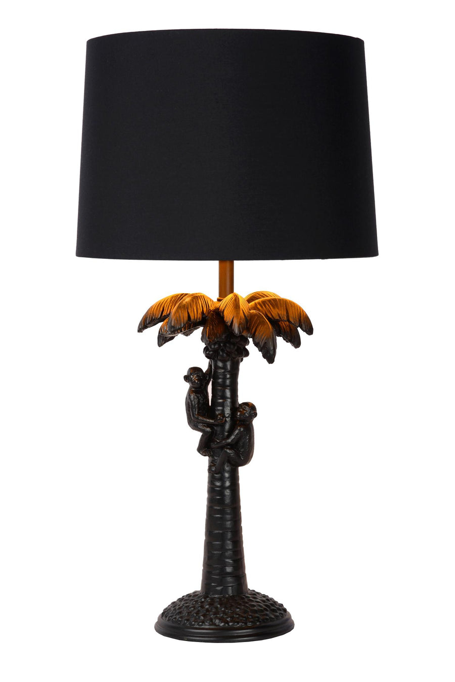 Lucide EXTRAVAGANZA COCONUT tafellamp Ø 30,5 cm, E27, zwart