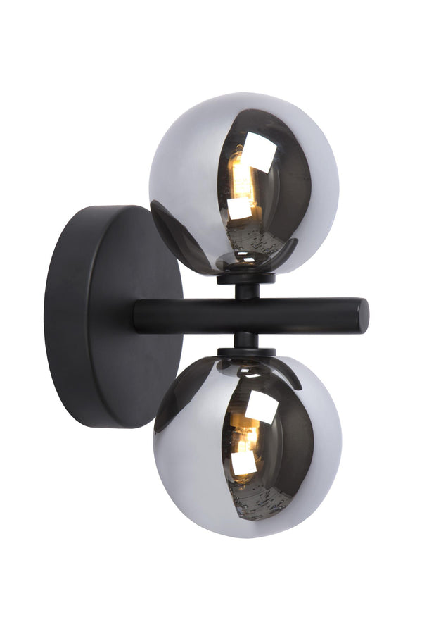 Lucide TYCHO wandlamp 2 × G9, zwart