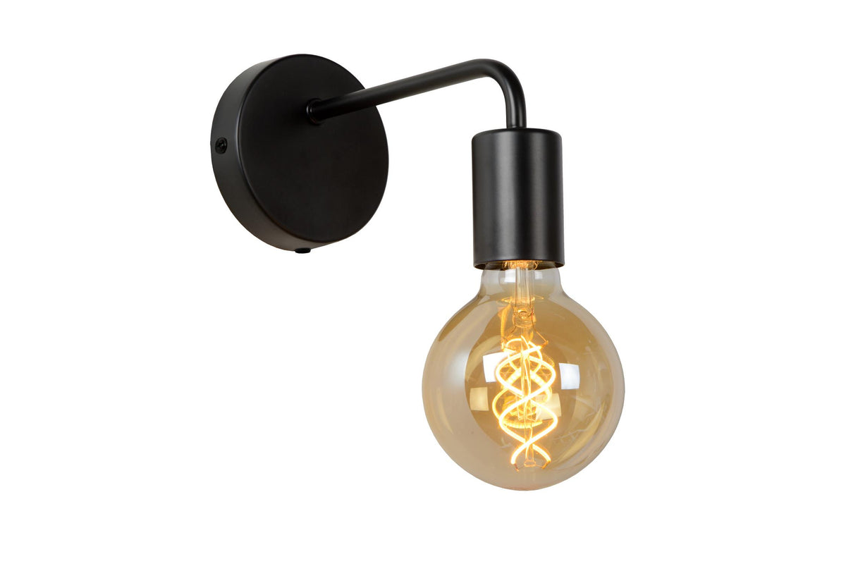 Lucide SCOTT wandlamp E27, zwart