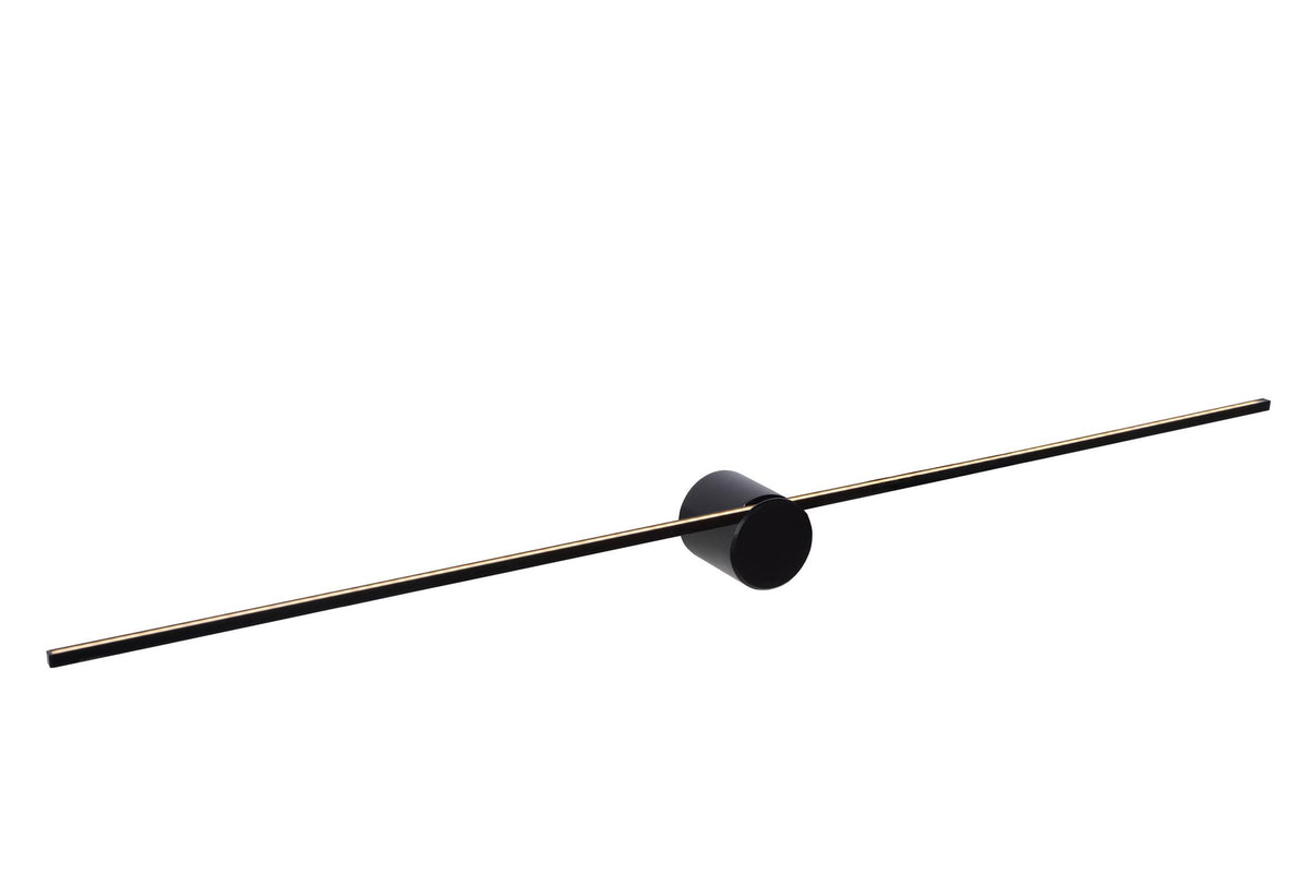 Lucide MIZAR LED-wandlamp voor de badkamer 11 W, IP44, zwart