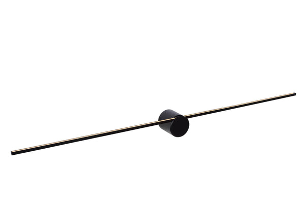 Lucide MIZAR LED-wandlamp voor de badkamer 11 W, IP44, zwart