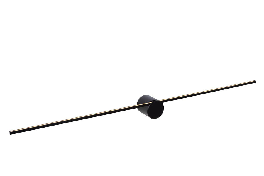 Lucide MIZAR LED-wandlamp voor de badkamer 11 W, IP44, zwart