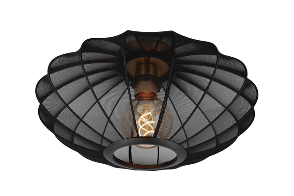 Lucide CORINA plafondlamp Ø 40 cm, E27, zwart