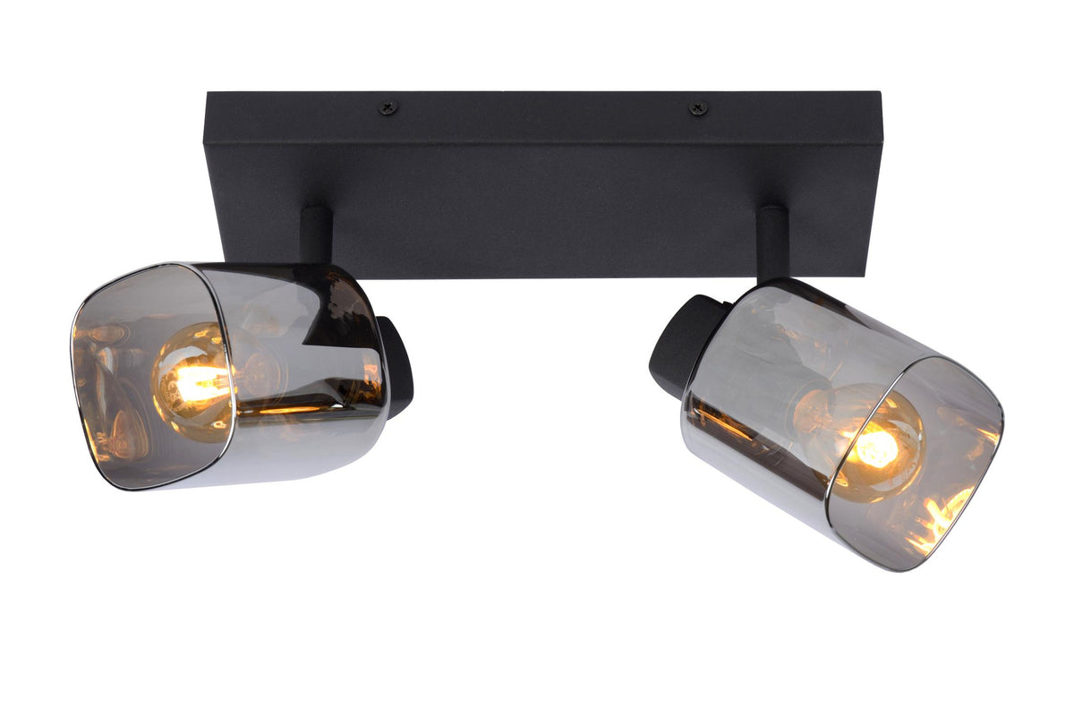 Lucide ALION plafondspot 2 × E14, zwart