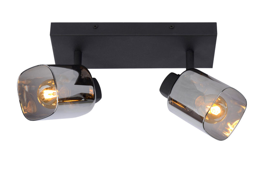 Lucide ALION plafondspot 2 × E14, zwart