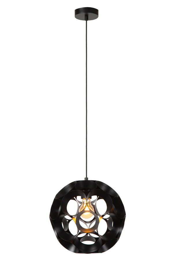 Lucide HANNELORE hanglamp Ø 30 cm, E27, zwart