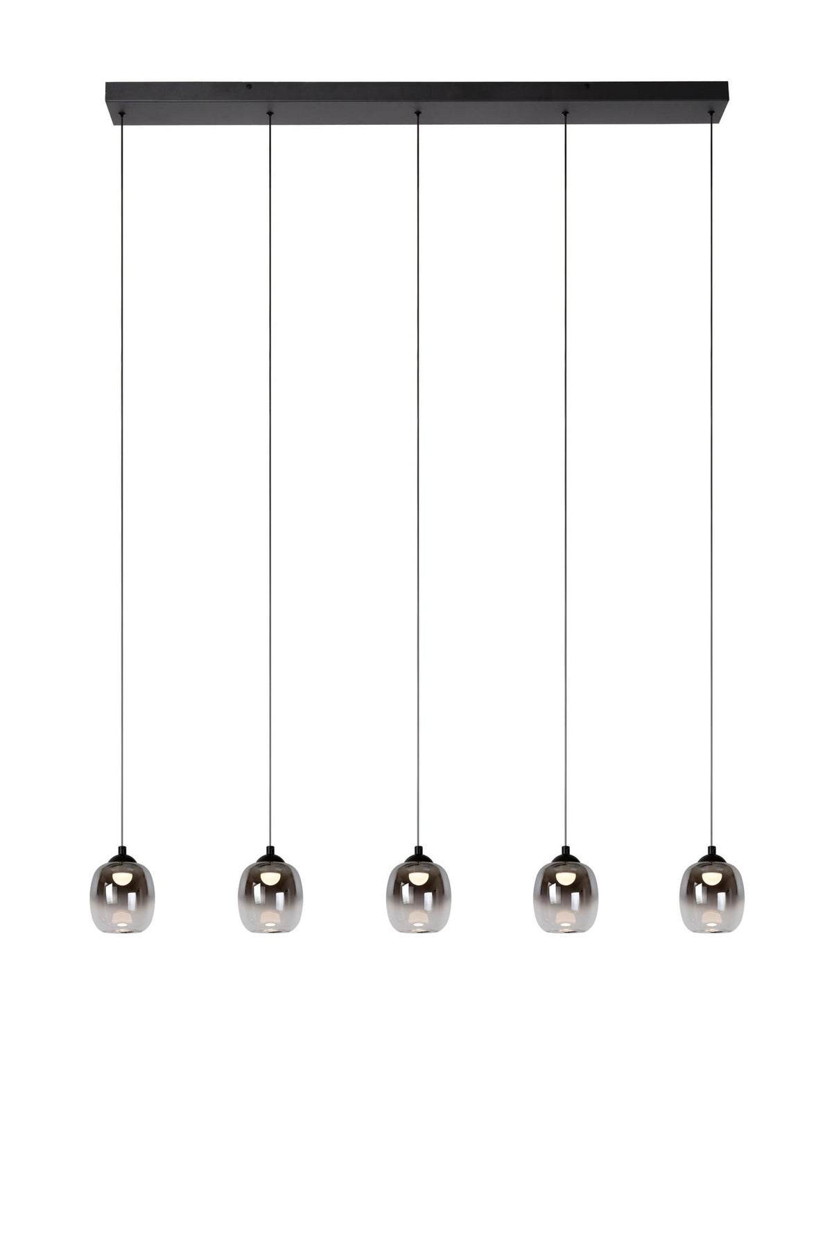 Lucide TAMINO dimbare LED-hanglamp 5 × 5,6 W, zwart