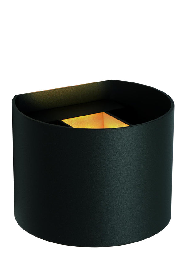 Lucide AXI LED-wandspot voor de badkamer 2 × 3,5 W, IP54, zwart