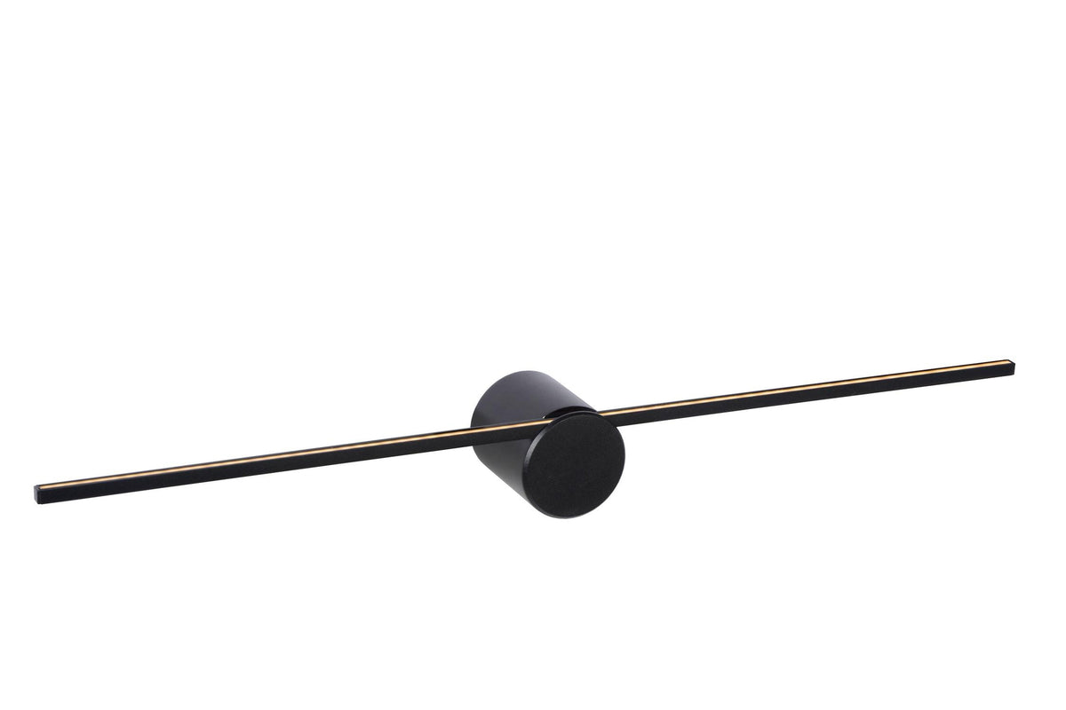 Lucide MIZAR LED-wandlamp voor de badkamer 6 W, IP44, zwart