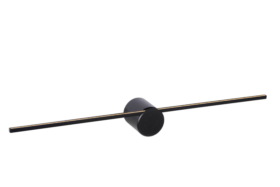 Lucide MIZAR LED-wandlamp voor de badkamer 6 W, IP44, zwart
