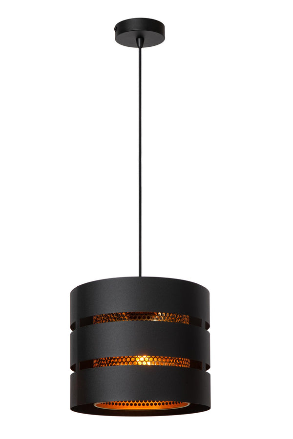 Lucide ROSAS hanglamp Ø 26 cm, E27, zwart