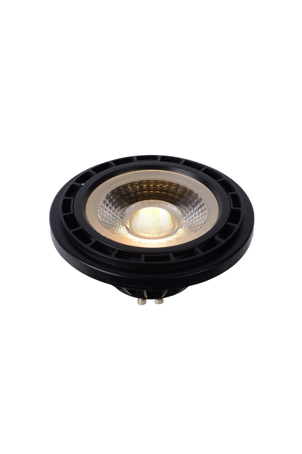Lucide ES111 dimbare LED-lamp GU10 Ø 11 cm, 12 W, 2200–3000 K, zwart