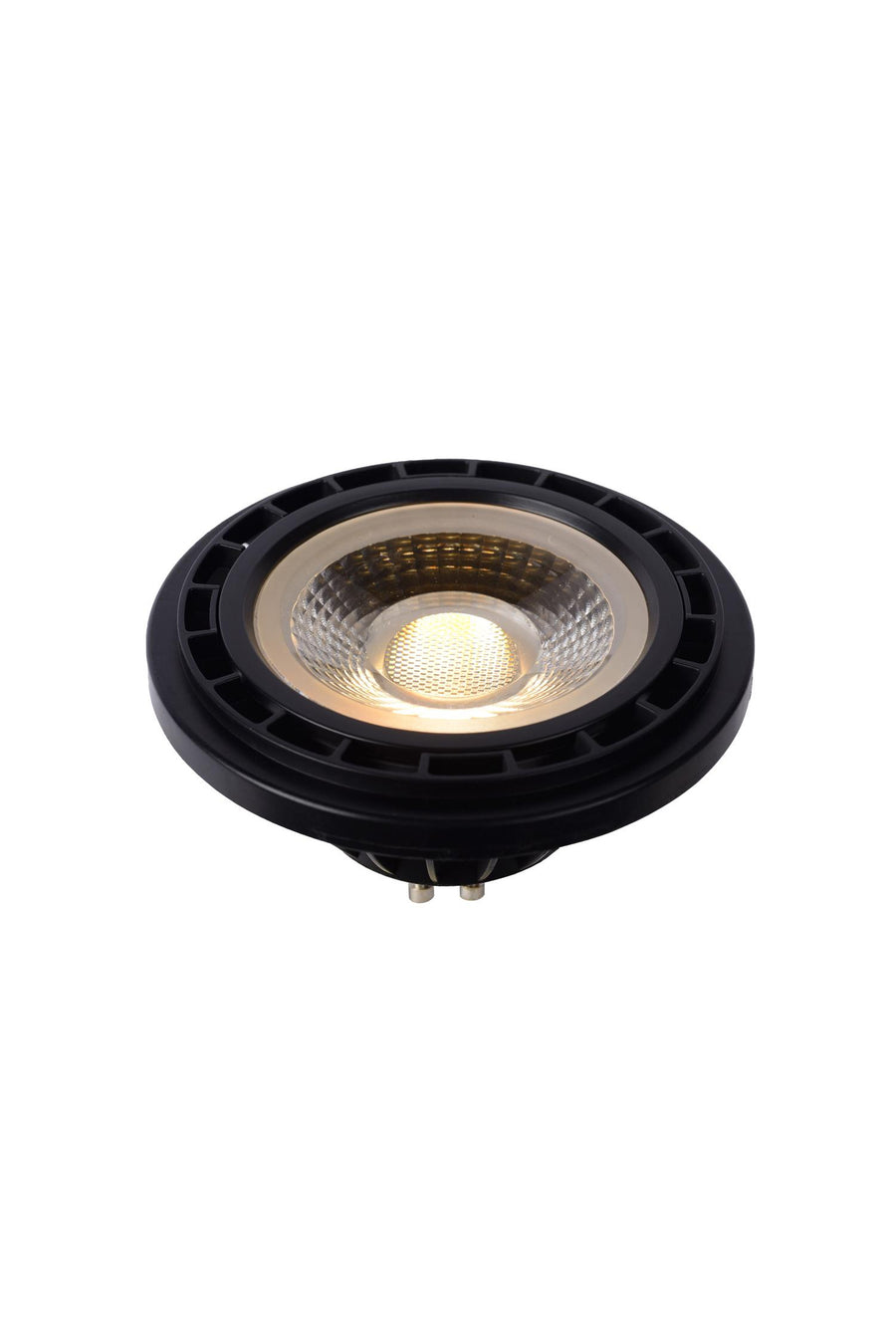 Lucide ES111 dimbare LED-lamp GU10 Ø 11 cm, 12 W, 2200–3000 K, zwart