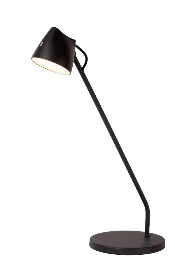 Lucide MILNE dimbare LED-bureaulamp 8 W, zwart
