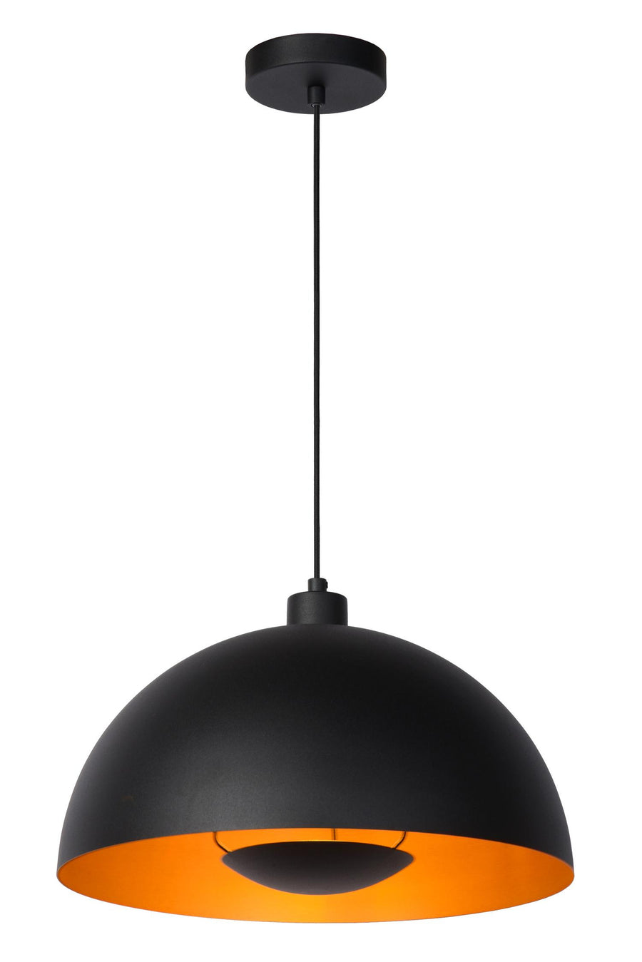 Lucide SIEMON hanglamp Ø 40 cm, E27, zwart