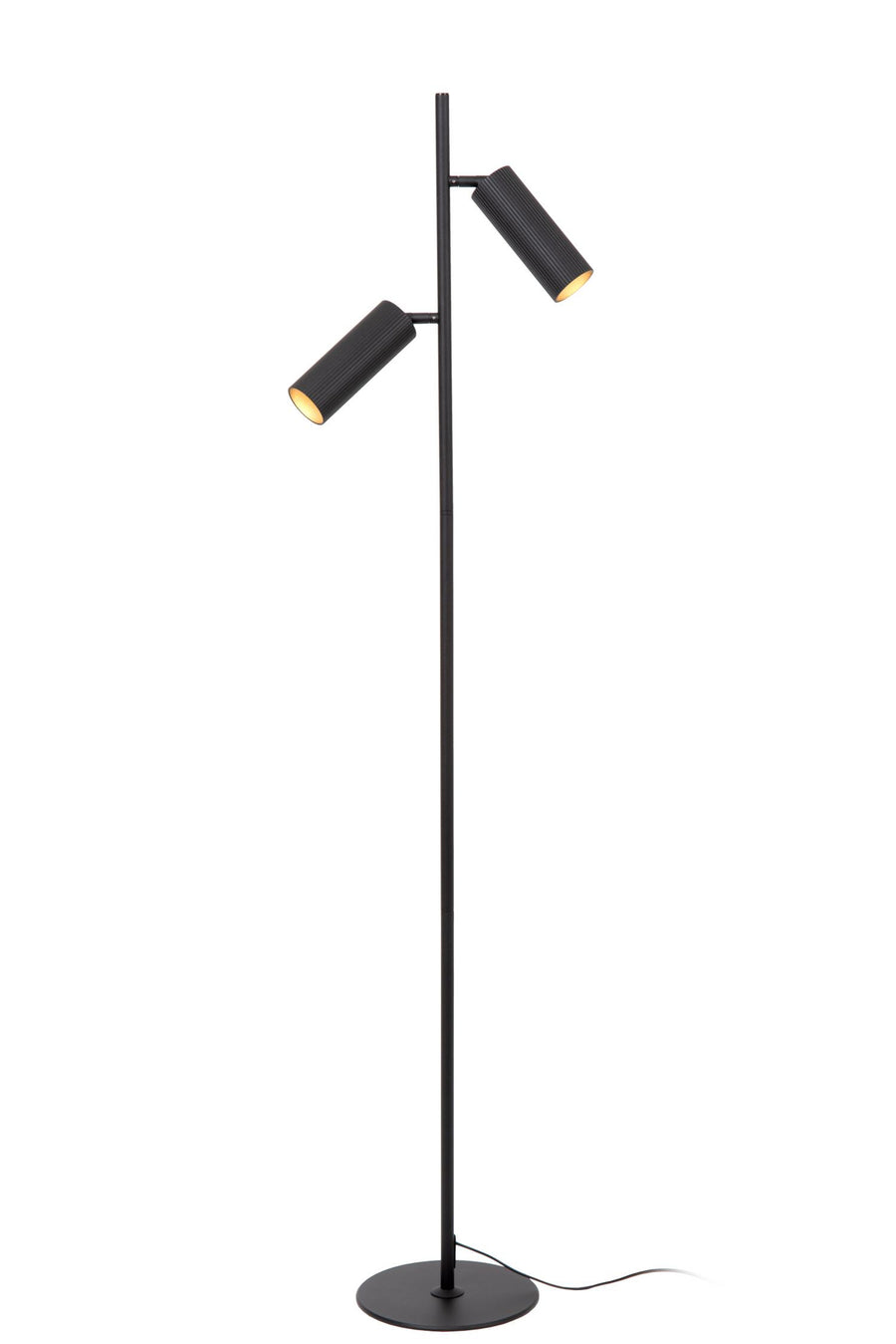 Lucide CLUBS vloerlamp 2 × GU10, zwart