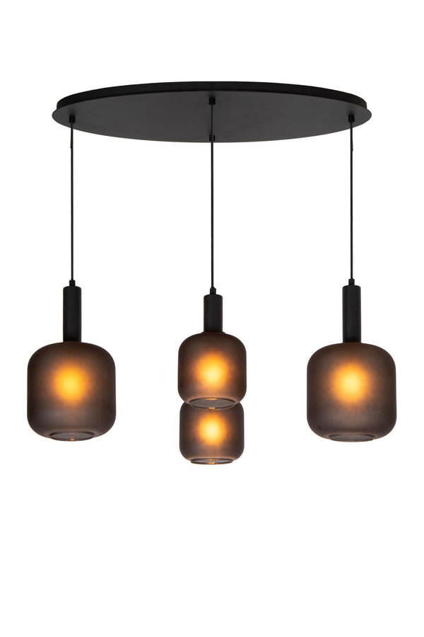Lucide ELOISE hanglamp 4 × E27, zwart